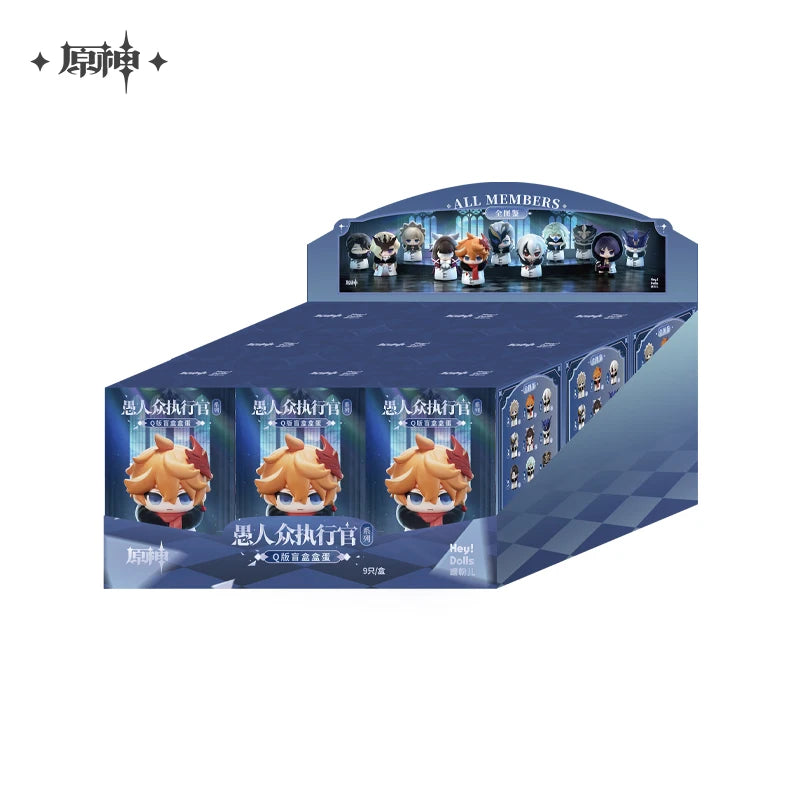 2025  Original Suplay Genshin Fatui Harbingers Blind Box MiHoYo Cute Figure Desktop Decor Model Surprise Box Birthday Gift Toy