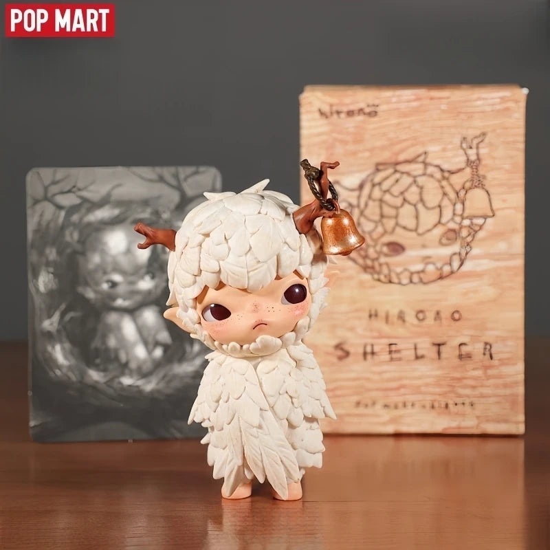 Hot Selling Genuine Popmart Hirono Shelter Series Ono Sixth Generation Surprise Blind Box Figurines Ornaments Collection Gifts