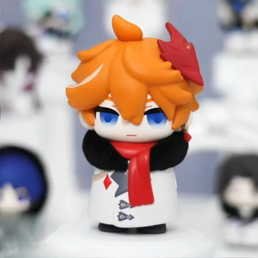 2025  Original Suplay Genshin Fatui Harbingers Blind Box MiHoYo Cute Figure Desktop Decor Model Surprise Box Birthday Gift Toy