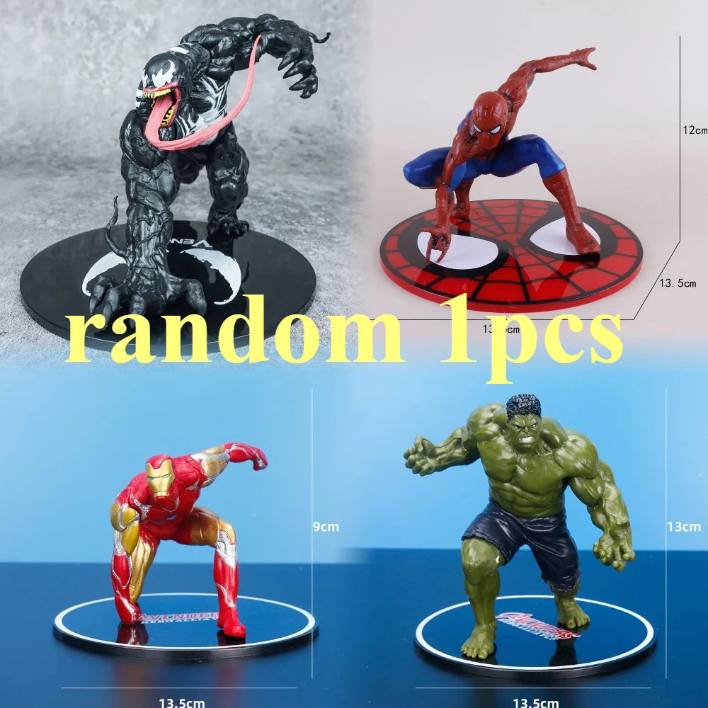 HOT NEW 2026 Latest Venom Solid PVC Lying Position Venom Villain Alliance Spider Man Anime Handmade Model Decoration Doll