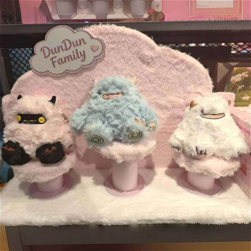 MOMOTOY Dundun Family Series Blind Box Cute Collectible Monster Anime Figures Surprise Bag Plush Pendant Dolls Trendy Girl Gifts