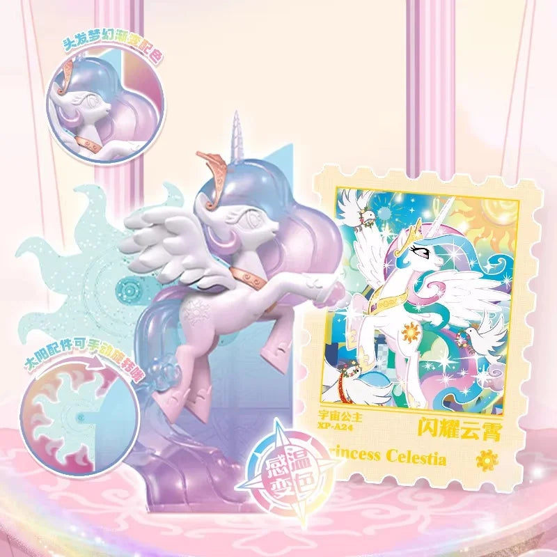KAYOU My Little Pony Magic Rubber Doll Blind Box Shining in The Sky First Creative Eraser My Little Pony Doll Chipless Eraser