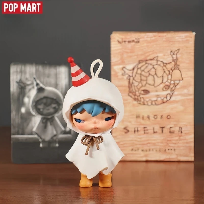 Hot Selling Genuine Popmart Hirono Shelter Series Ono Sixth Generation Surprise Blind Box Figurines Ornaments Collection Gifts