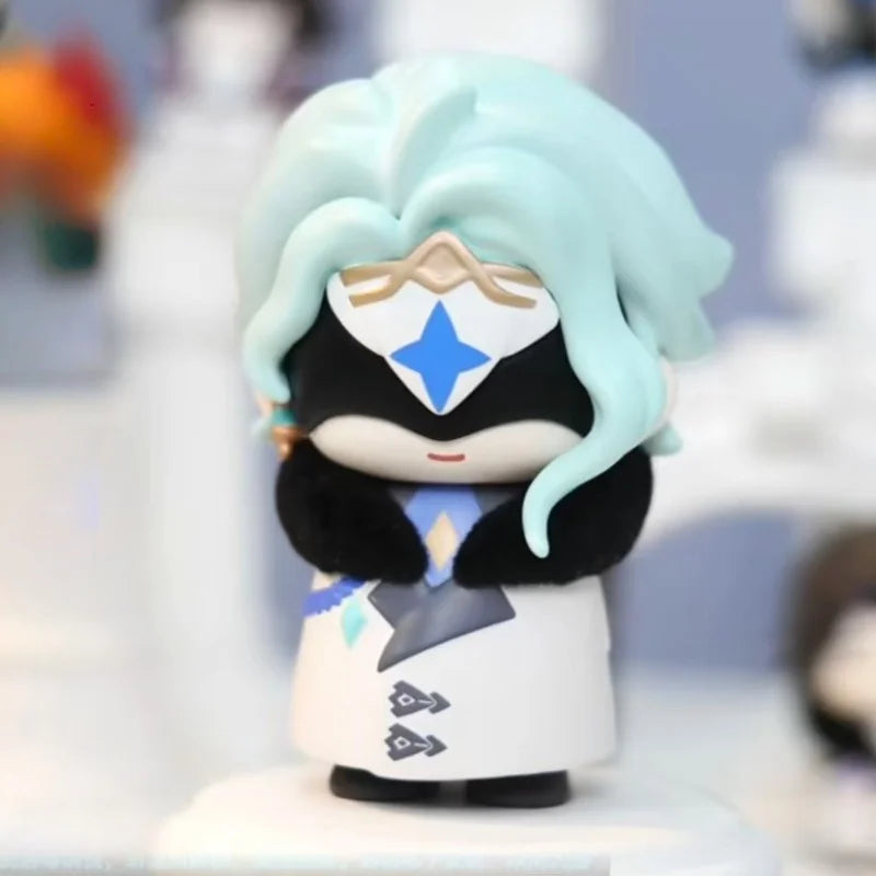2025  Original Suplay Genshin Fatui Harbingers Blind Box MiHoYo Cute Figure Desktop Decor Model Surprise Box Birthday Gift Toy