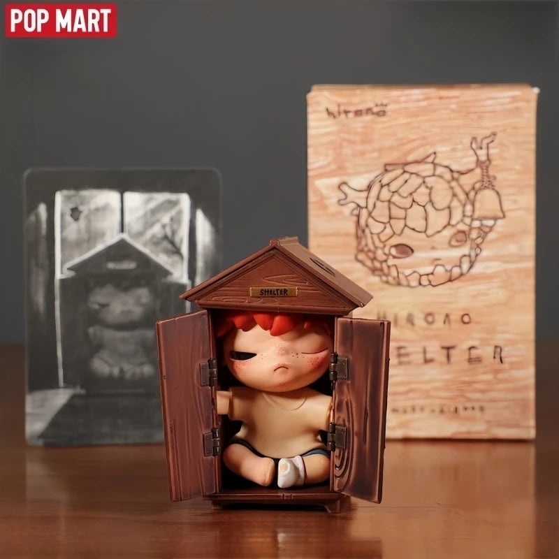 Hot Selling Genuine Popmart Hirono Shelter Series Ono Sixth Generation Surprise Blind Box Figurines Ornaments Collection Gifts