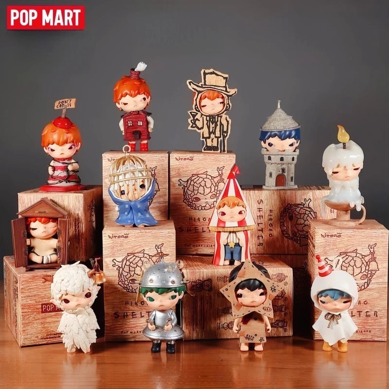 Hot Selling Genuine Popmart Hirono Shelter Series Ono Sixth Generation Surprise Blind Box Figurines Ornaments Collection Gifts