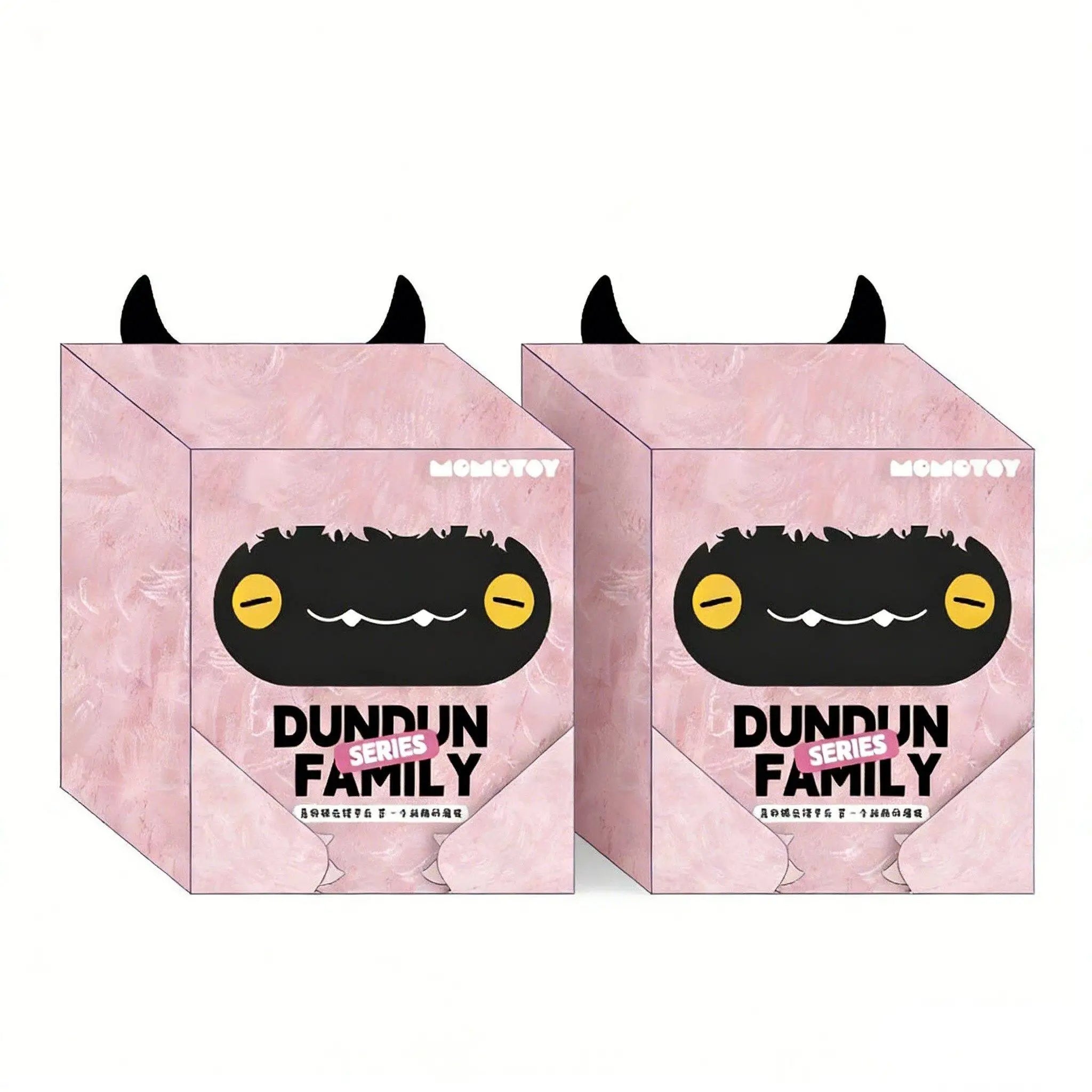 MOMOTOY Dundun Family Series Blind Box Cute Collectible Monster Anime Figures Surprise Bag Plush Pendant Dolls Trendy Girl Gifts