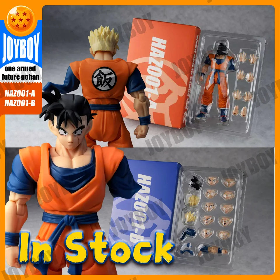 In Stock HA TOY HM AIR Studio Original One Armed Future Gohan Action Figure Dragon Ball Z Figure One Armed Future Gohan Figurine